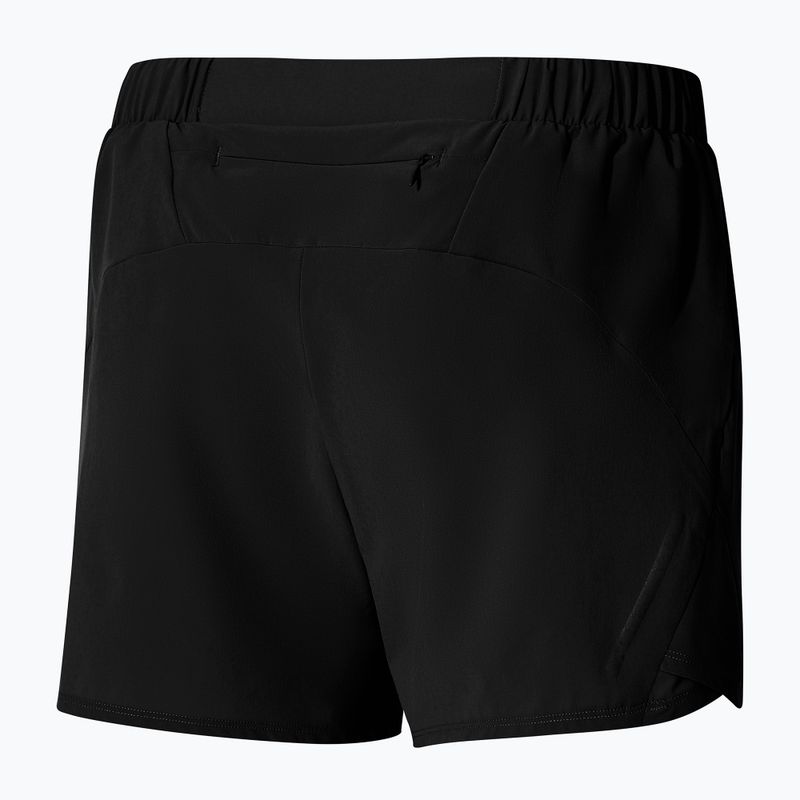 Women's running shorts Mizuno Aero 4.5" black 2