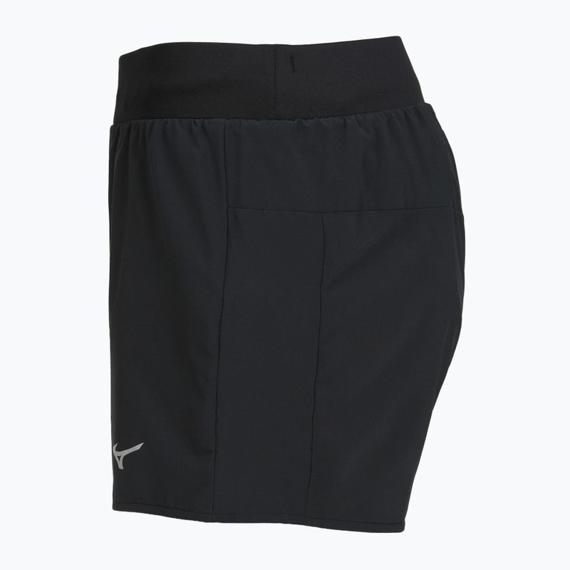 Women's running shorts Mizuno Alpha 4.5 black 3