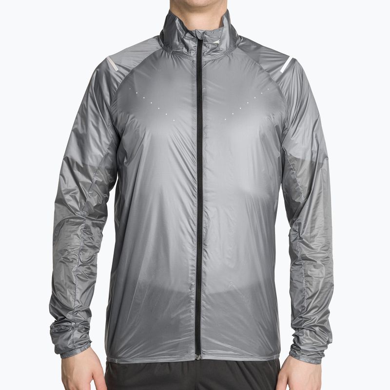 Men's Mizuno Aero heather running jacket