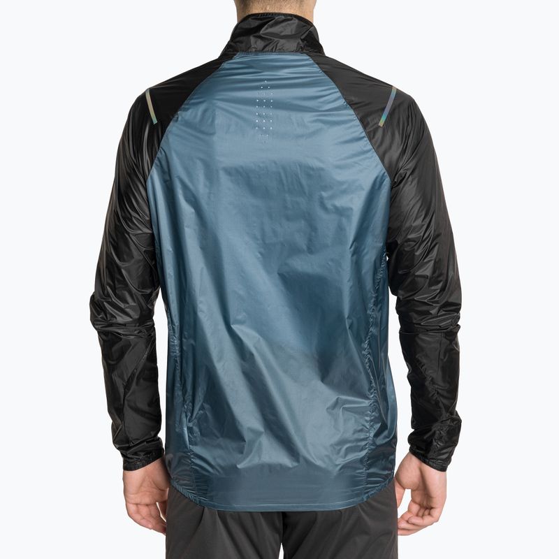 Men's Mizuno Aero blue ashes running jacket 2