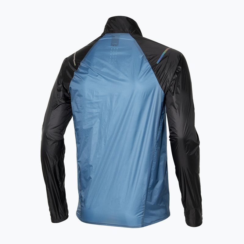 Men's Mizuno Aero blue ashes running jacket 5