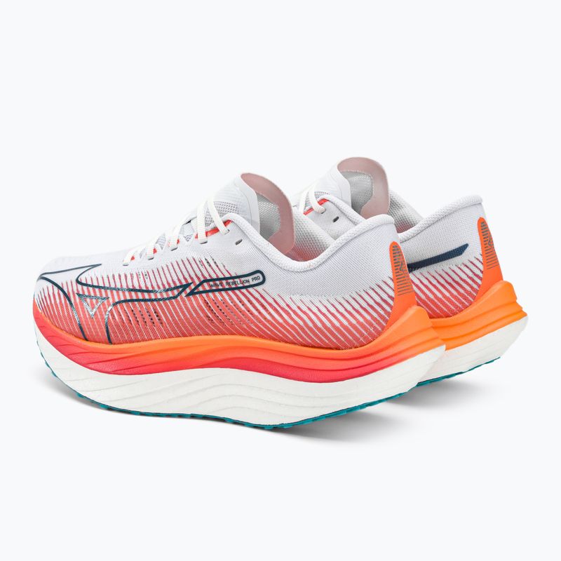 Mizuno Wave Rebellion Pro white-orange running shoe J1GC231701 3