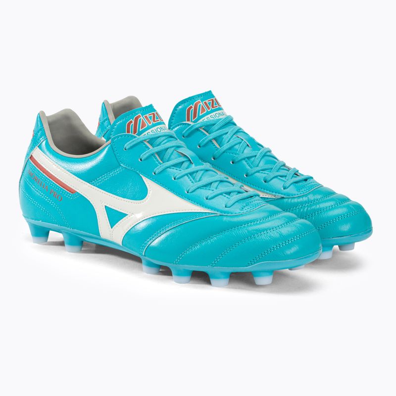 Mizuno Morelia II Pro football boots blue and white P1GA231325 4