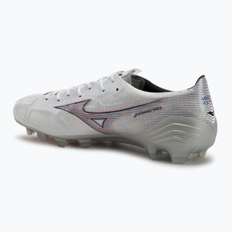 Men's football boots Mizuno Alpha JP white/ignition red/801 c 3