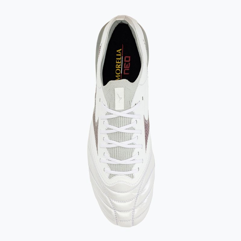 Mizuno Morelia Neo III Beta Elite men's football boots white P1GA239104 6