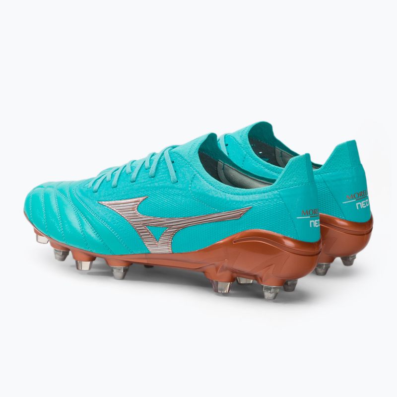 Mizuno Morelia Neo III Beta JP MD football boots blue P1GC239025 3