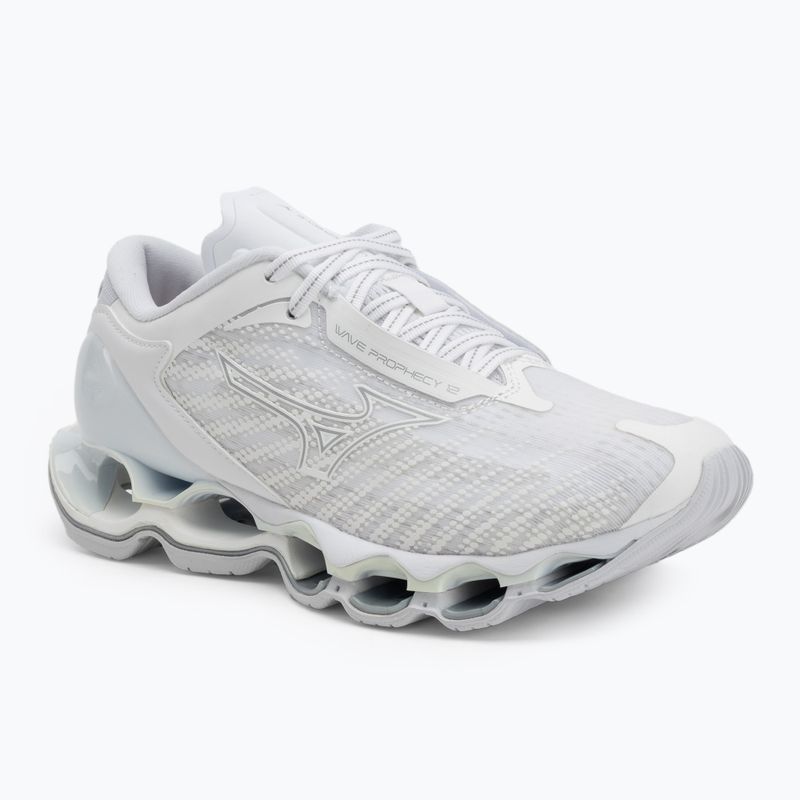 Women's running shoes Mizuno Wave Prophecy 12 white/silver