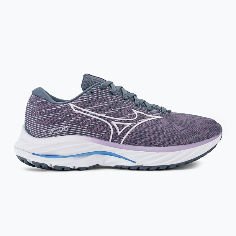 Women's running shoes Mizuno Wave Rider 26 wisteria/white/china blue 2