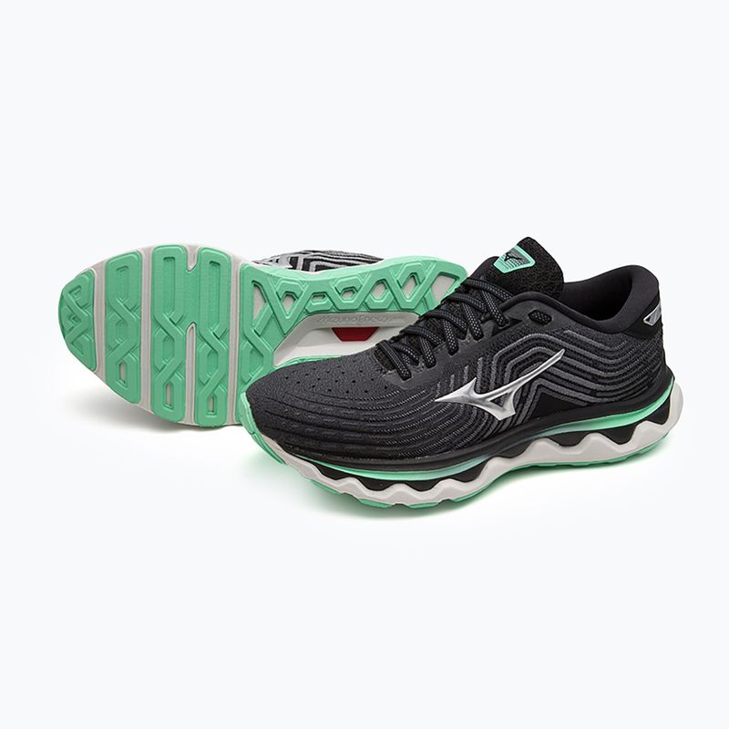 Women's running shoes Mizuno Wave Horizon 6 irongate/silv/springbud 15