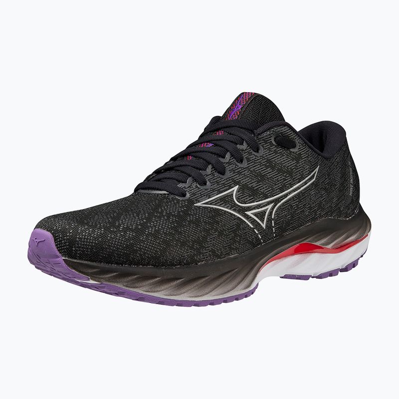 Women's running shoes Mizuno Wave Inspire 19 W black/ silver/ bitsweet 8