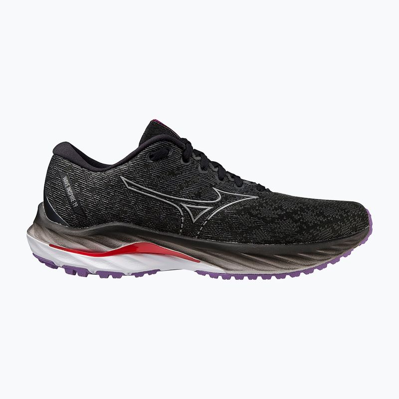 Women's running shoes Mizuno Wave Inspire 19 W black/ silver/ bitsweet 9