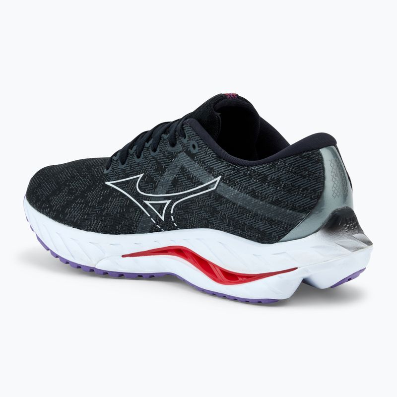 Women's running shoes Mizuno Wave Inspire 19 W black/ silver/ bitsweet 3