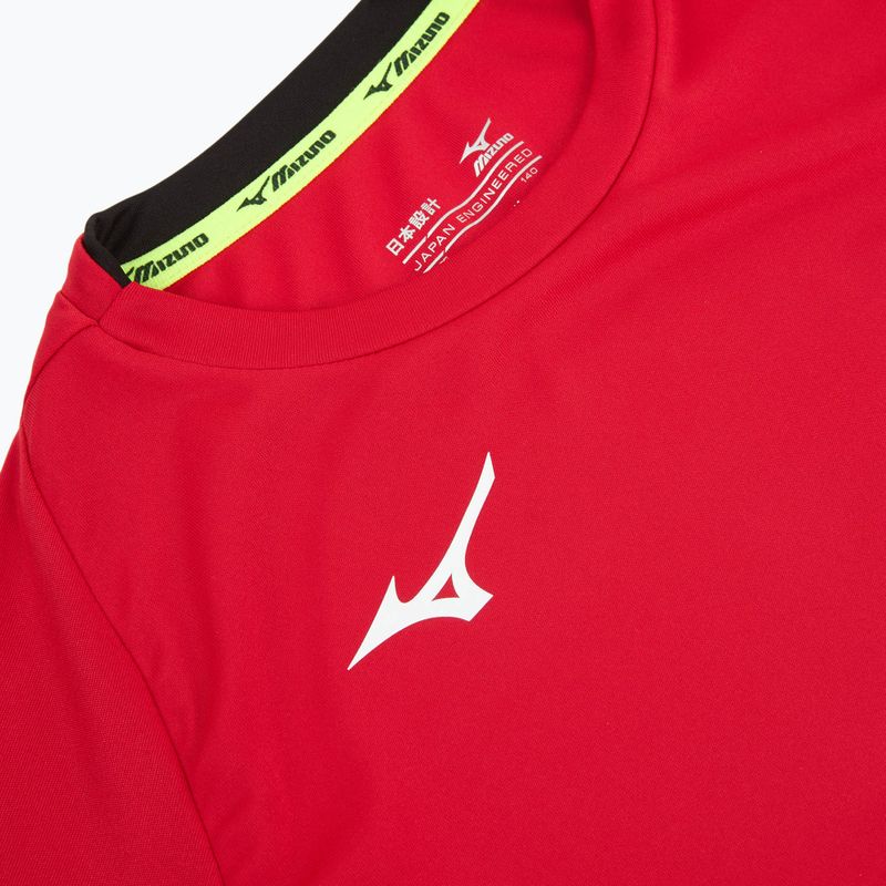 Children's training shirt Mizuno Core SS red/black 3