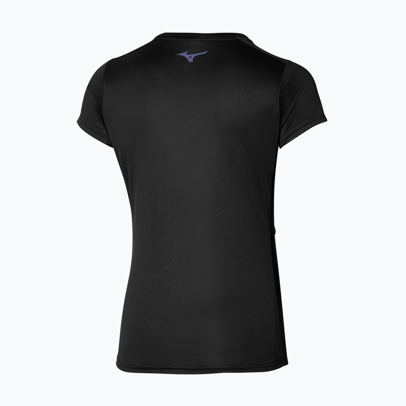 Women's Mizuno Two Loops 8 Tee black 2