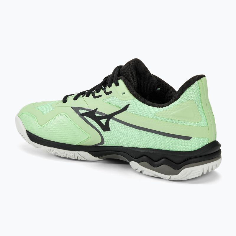 Men's tennis shoes Mizuno Wave Exceed Light 2 AC patina green/black/white 3