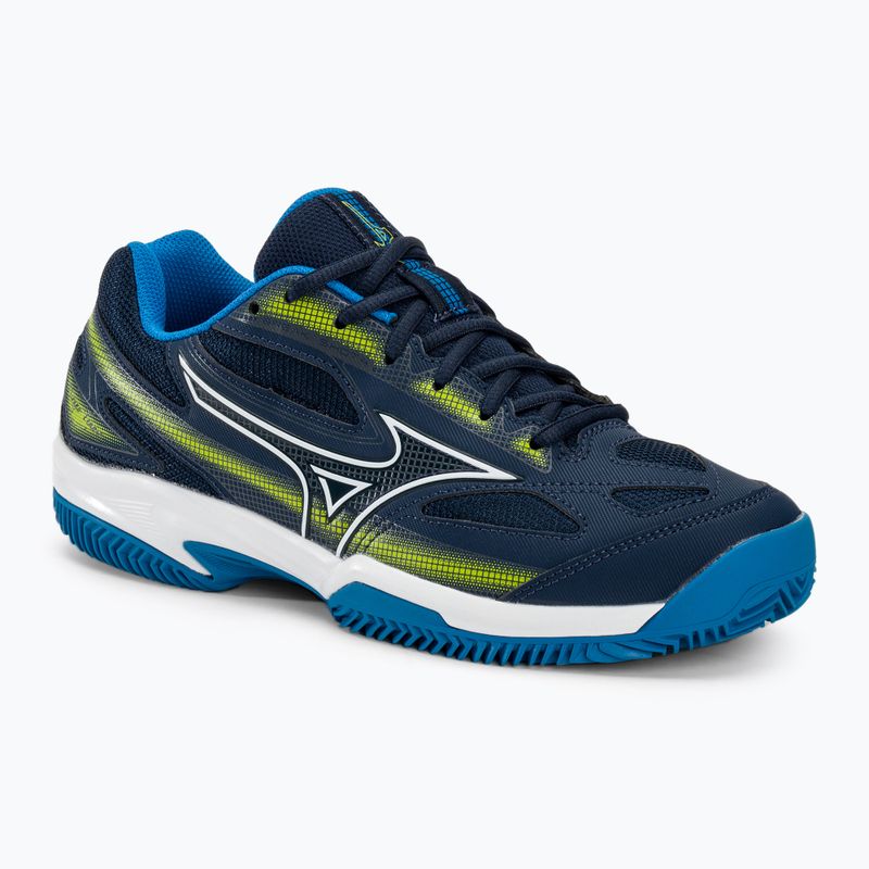 Men's tennis shoes Mizuno Break Shot 4 CCdress blues/jet blue/sulphur spring