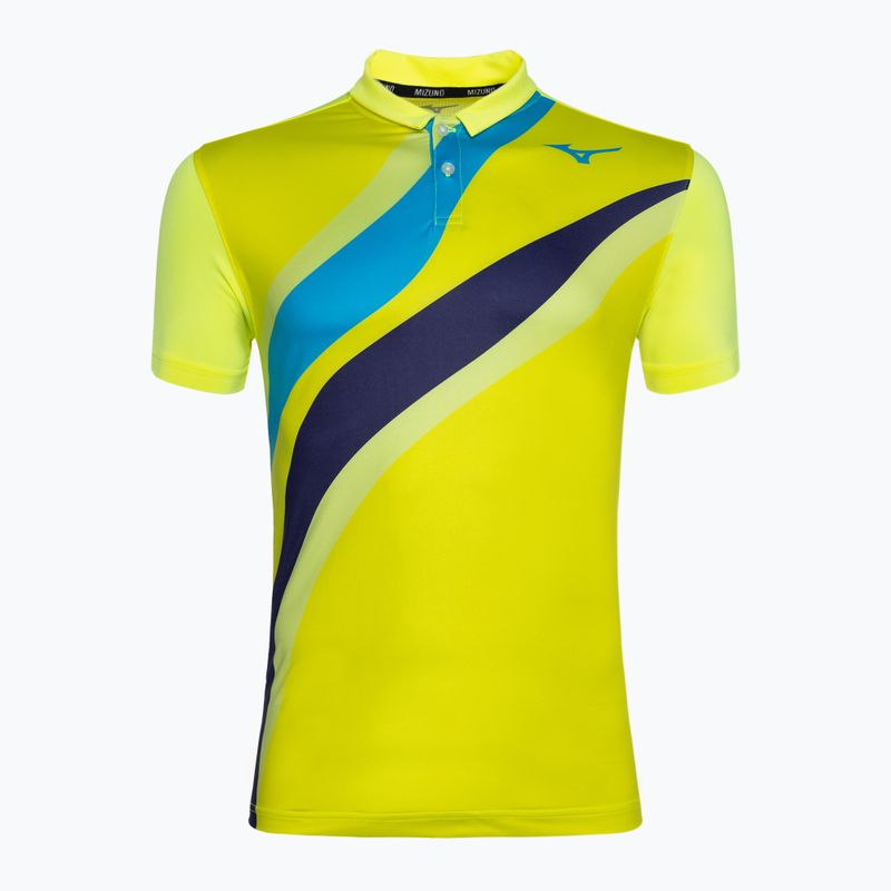 Men's tennis polo shirt Mizuno Release Shadow bolt