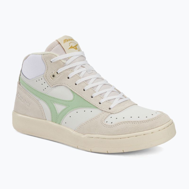 Mizuno City Wind Mid white/smoke green/white sand shoes