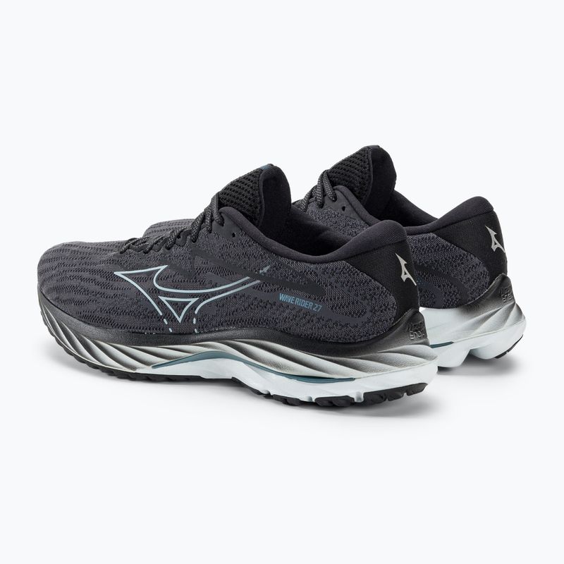 Men's running shoes Mizuno Wave Rider 27 ebony/illusion blue/black 5