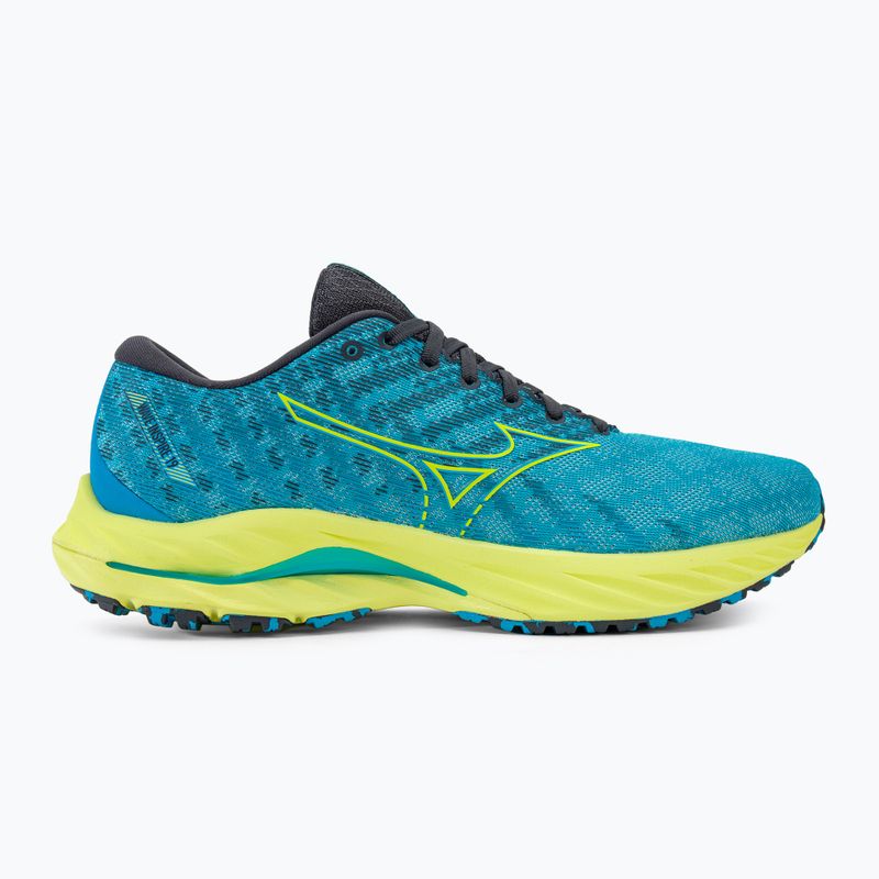 Men's running shoes Mizuno Wave Inspire 19 jet blue/bolt2neon/luminous 2