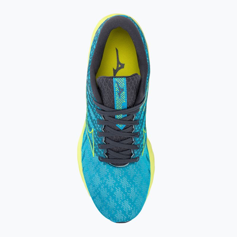 Men's running shoes Mizuno Wave Inspire 19 jet blue/bolt2neon/luminous 6