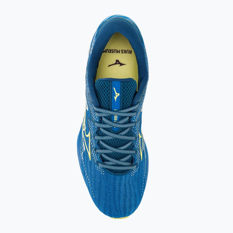 Men's running shoes Mizuno Wave Rider 27 lblue/zinnia/poseidon 5