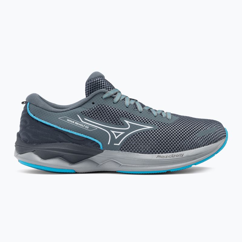 Men's running shoes Mizuno Wave Revolt 3 sweater/bolt2neon/quar 2