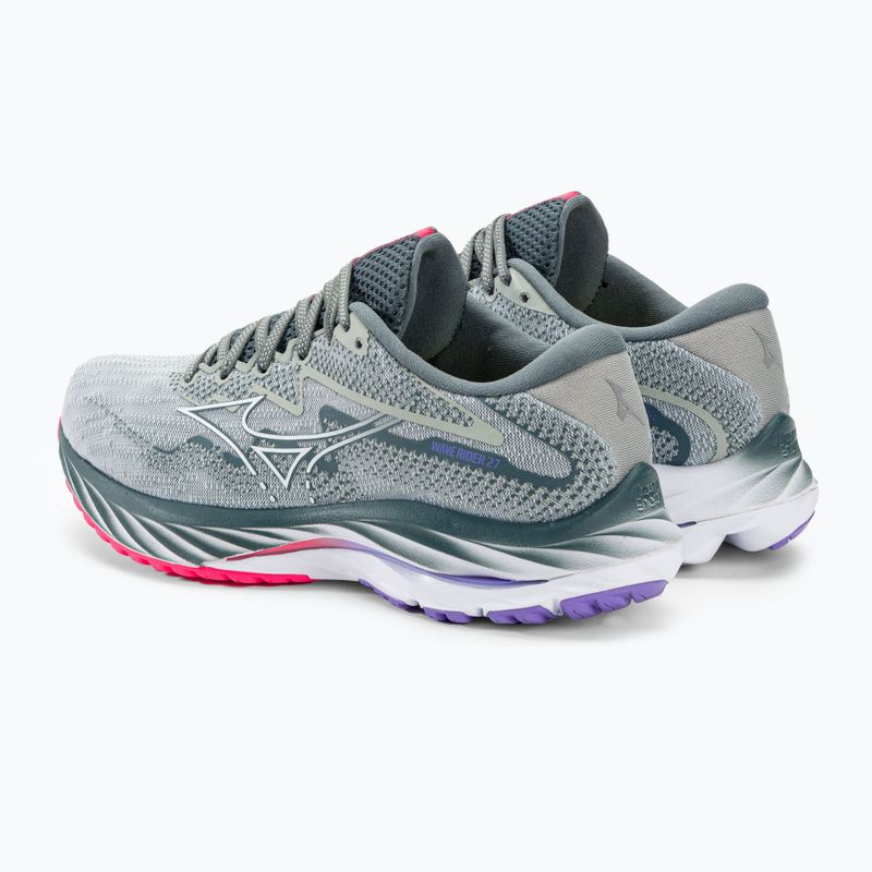 Women's running shoes Mizuno Wave Rider 27 pearl blue/white/highvpink 5