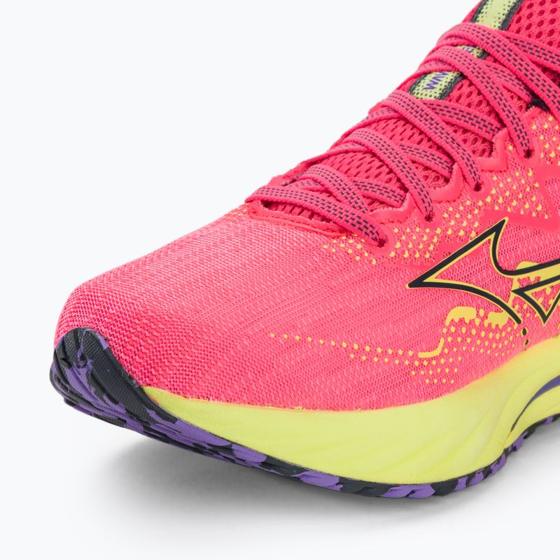 Women's running shoes Mizuno Wave Rider 27 h-vpink/oblue/luminous 7