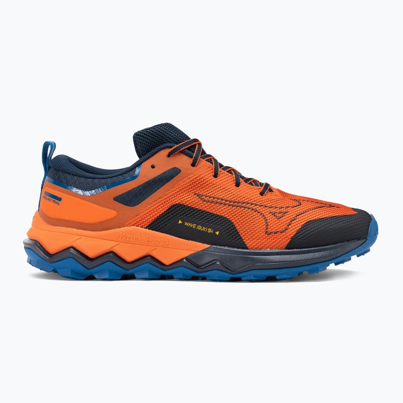 Men's running shoes Mizuno Wave Ibuki 4 tigerlily/dblue/sblue 2