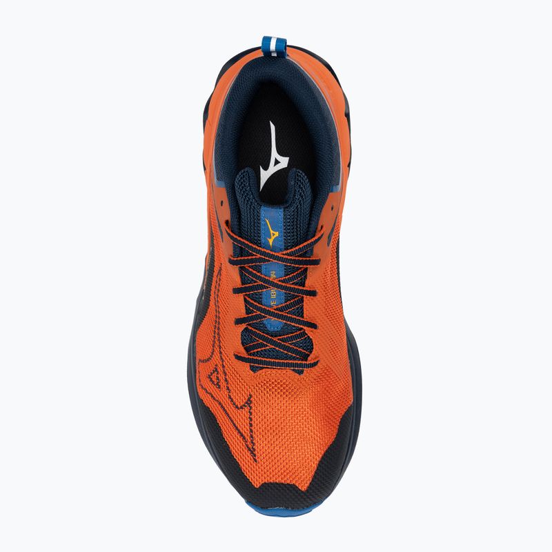 Men's running shoes Mizuno Wave Ibuki 4 tigerlily/dblue/sblue 5