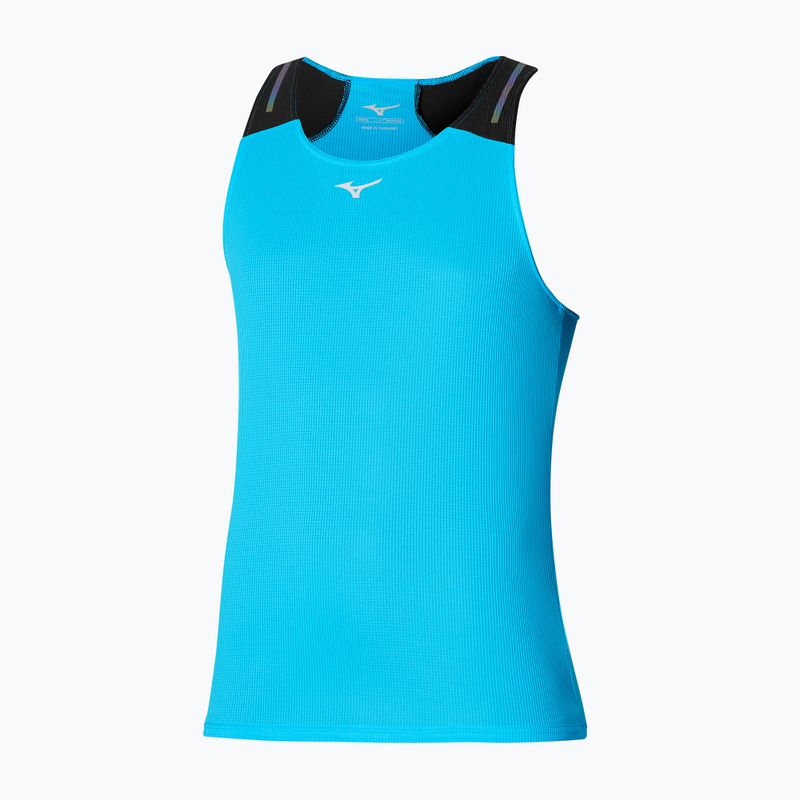 Men's running tank top Mizuno DryAeroFlow Tank hawaiian ocean/black
