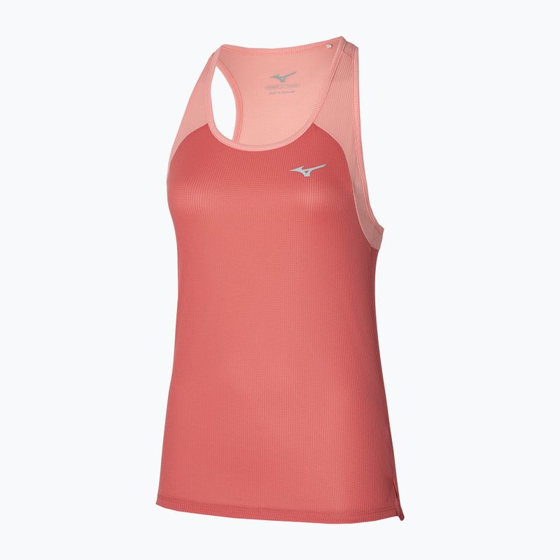 Women's running tank top Mizuno DryAeroFlow Tank lantana