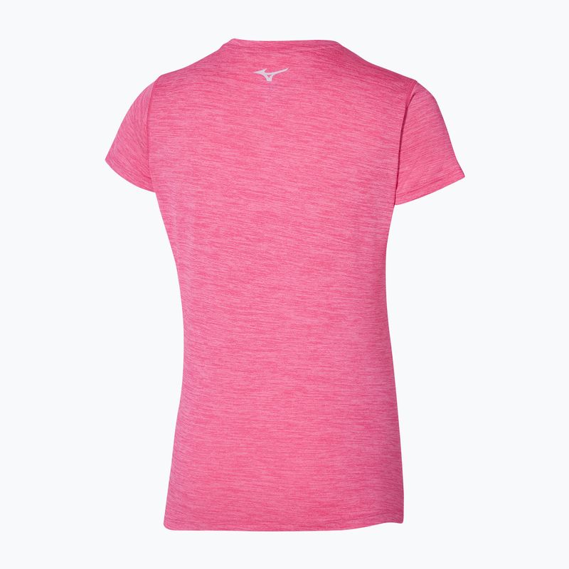 Women's Mizuno Impulse Core Tee sangria sunset T-shirt 2