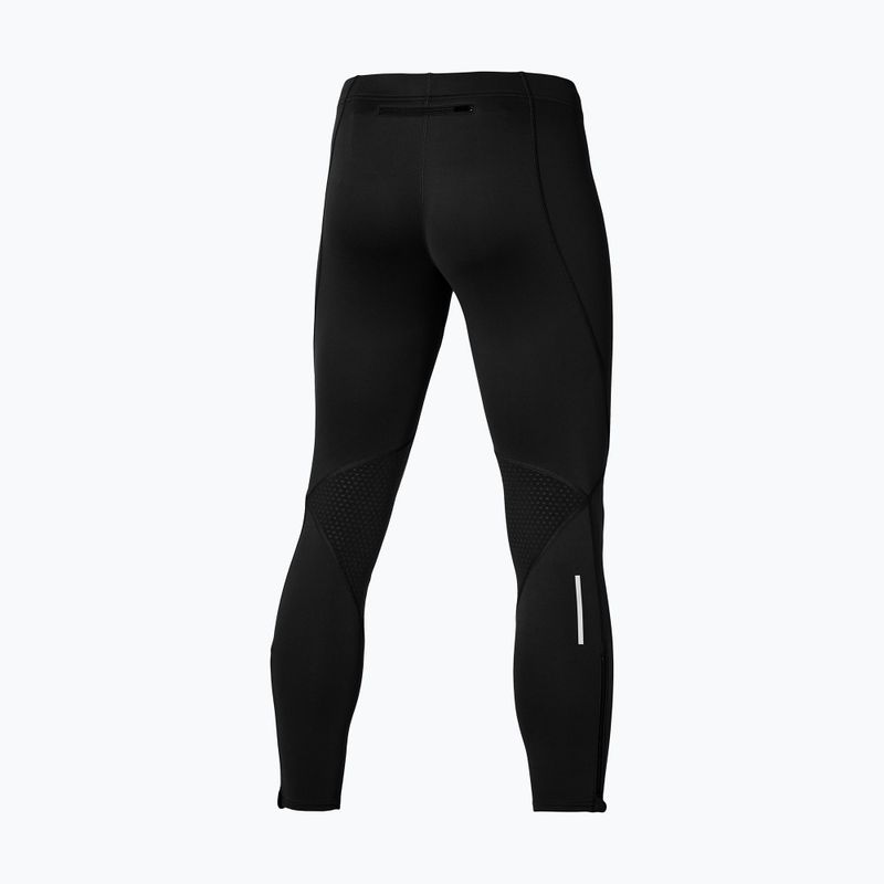 Men's running leggings Mizuno Warmalite black 2