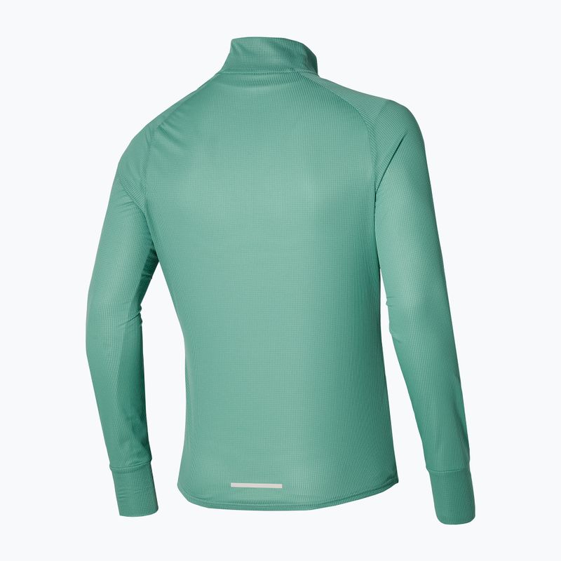 Men's Mizuno Hybrid Tee mineral blue running longsleeve 2