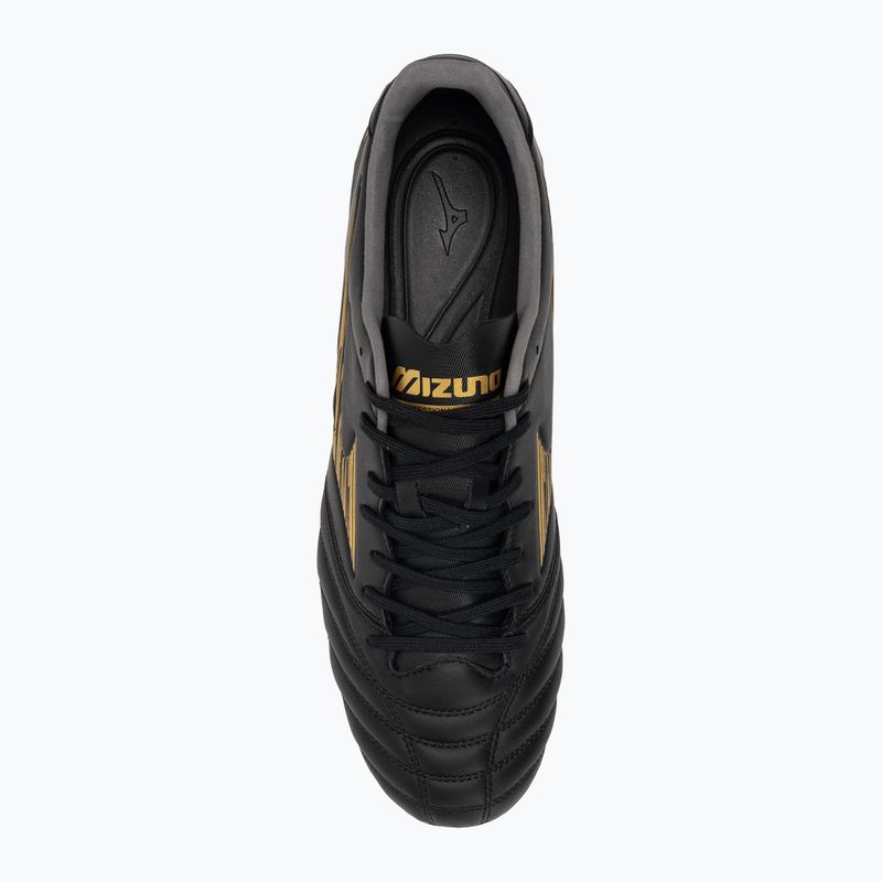 Men's Mizuno Morelia Neo IV Pro MD football boots black/gold/black 6