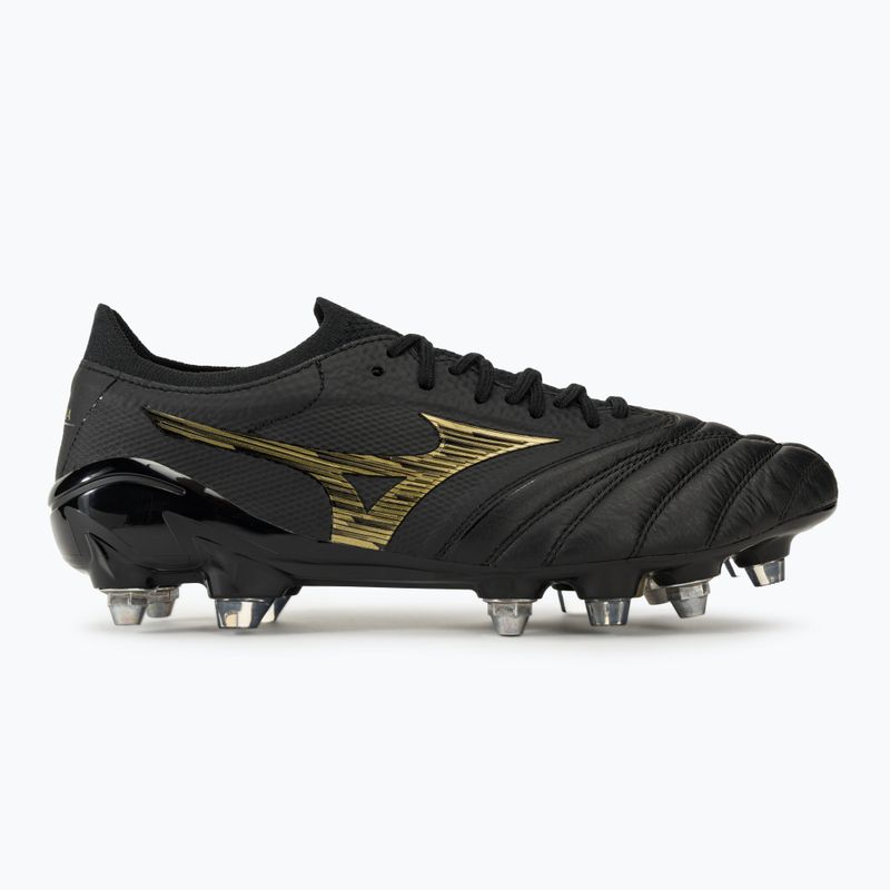 Men's Mizuno Morelia Neo IV Beta SG football boots black/gold/black 2