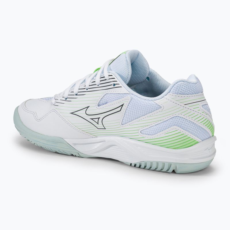 Women's volleyball shoes Mizuno Cyclone Speed 4 white/gridge/patinagreen 3