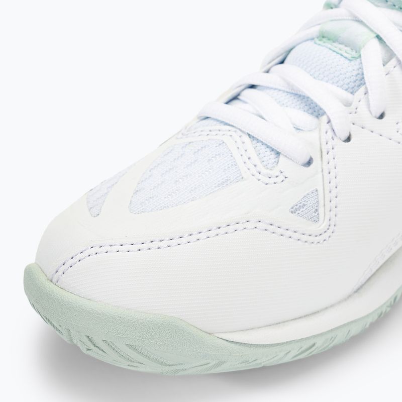 Children's volleyball shoes Mizuno Lightning Star Z7 JR white/gridge/patinagreen 7