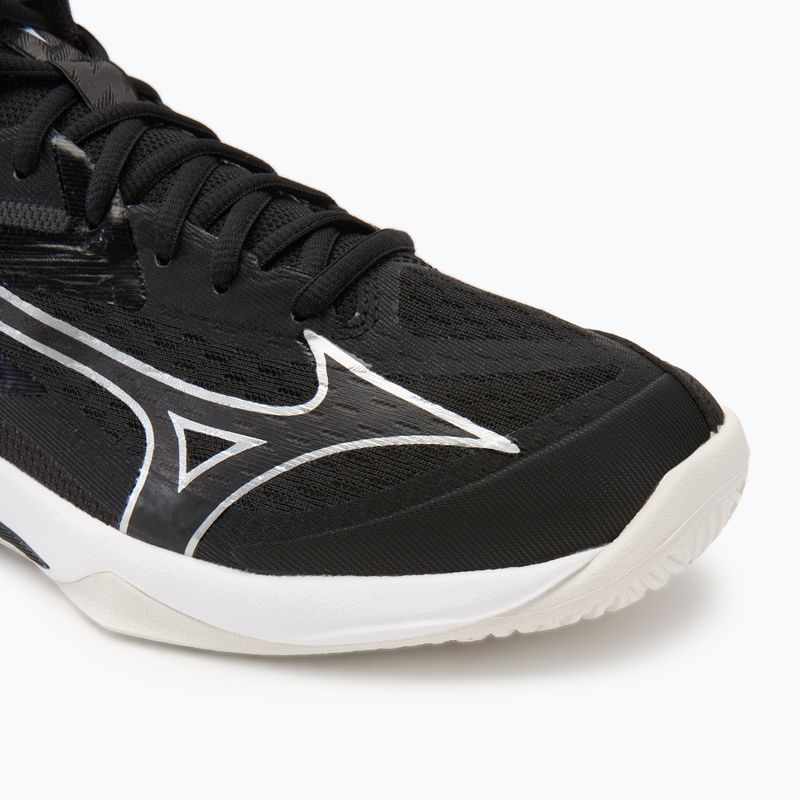 Mizuno Thunder Blade Z Mid black/silver volleyball shoes 7