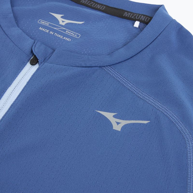 Men's Mizuno Trail DryAeroFlow HZ Tee federal blue running shirt 3
