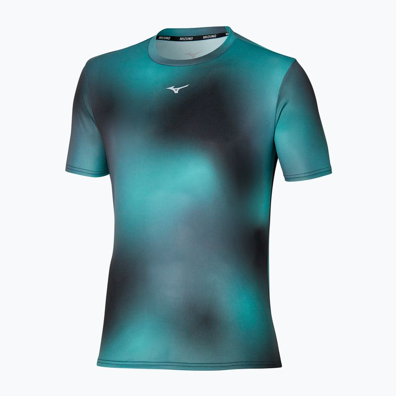 Men's Mizuno Core Graphic Tee aquifer running shirt