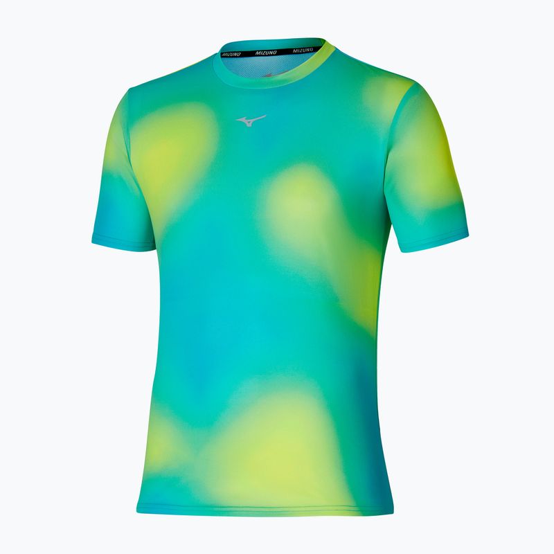 Men's Mizuno Core Graphic Tee lime running shirt