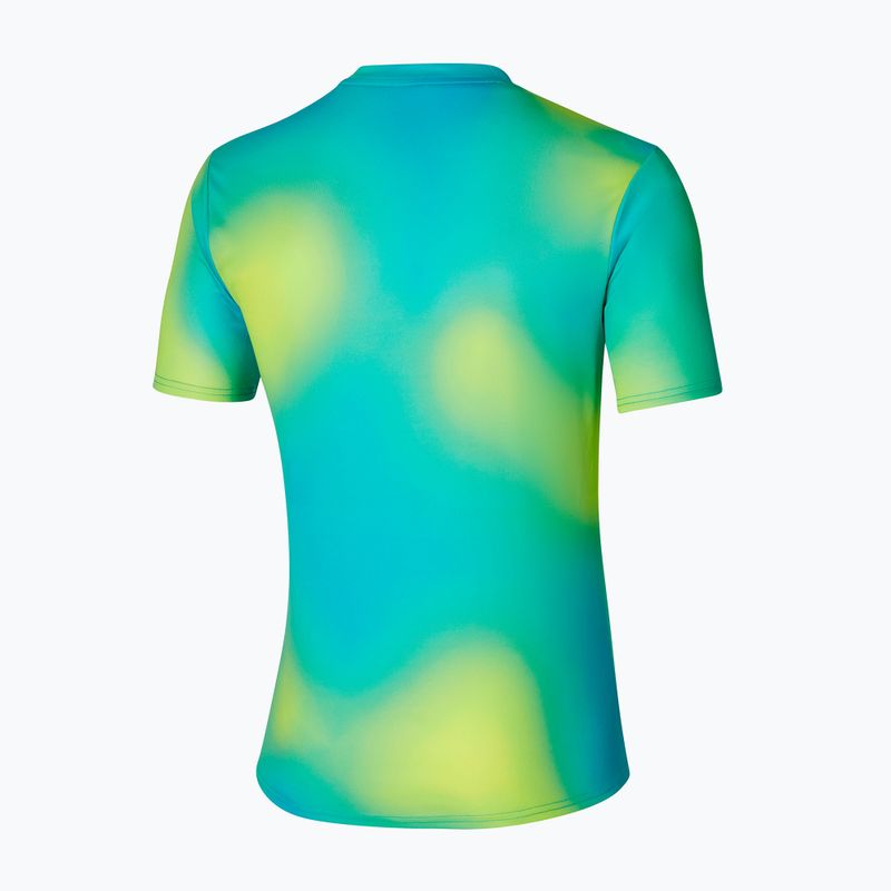 Men's Mizuno Core Graphic Tee lime running shirt 2