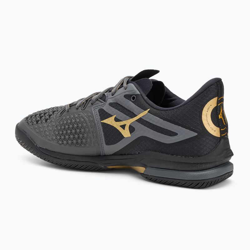 Men's tennis shoes Mizuno Wave Exceed Tour 6 AC iron gate/gold/black 3