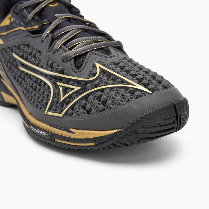 Men's tennis shoes Mizuno Wave Exceed Tour 6 AC iron gate/gold/black 7