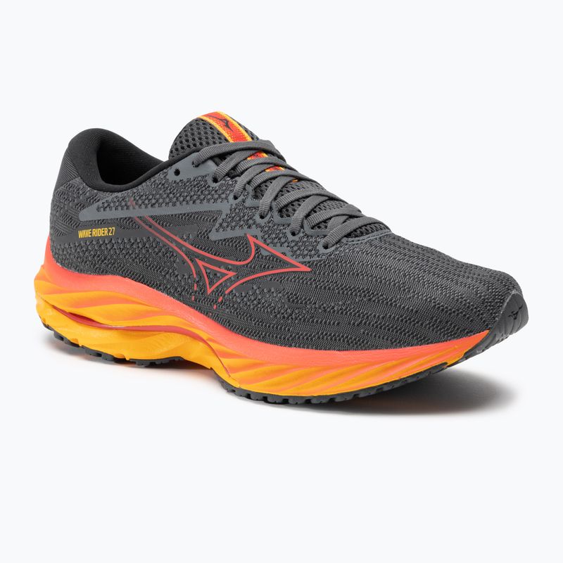 Men's running shoes Mizuno Wave Rider 27 turbulence/cayenne/citrus