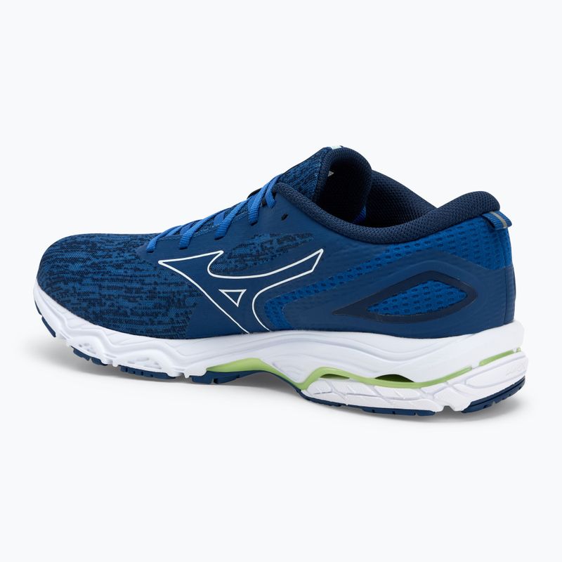 Men's running shoes Mizuno Wave Prodigy 5 navy peony/ white/ sharp green 3