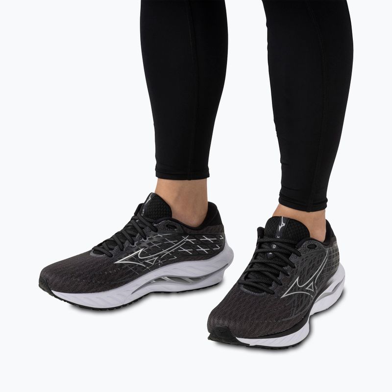 Men's running shoes Mizuno Wave Inspire 20 ebony/white/black 4